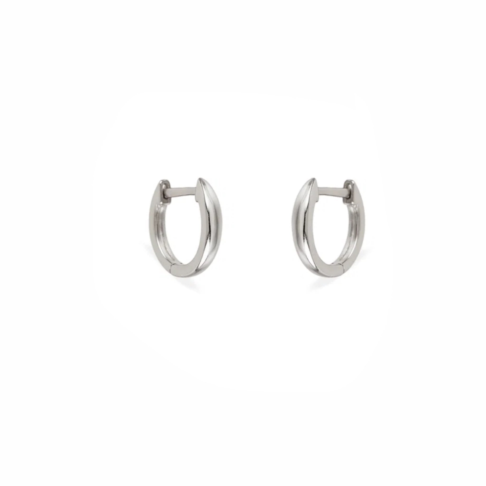 Pendientes Aro Ballestilla Plata - Piedra de Toque