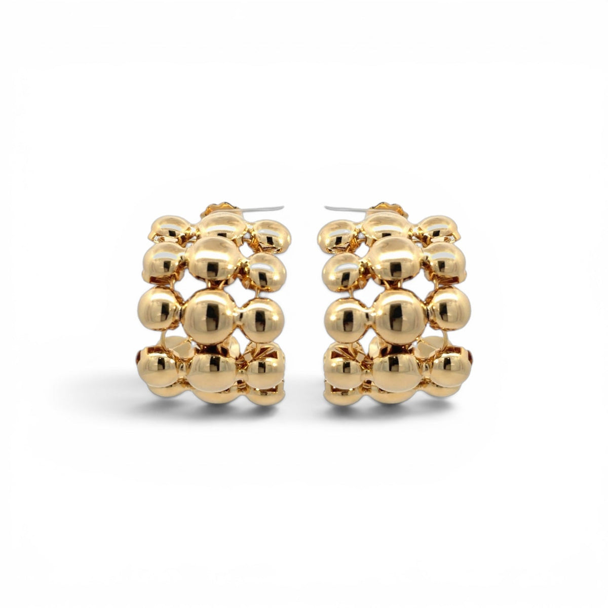 Pendientes Bubble Hoop - Piedra de Toque