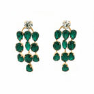 Pendientes Cascada Verde - Piedra de Toque