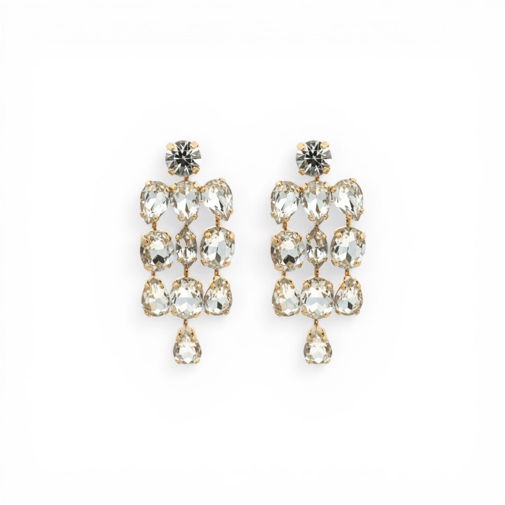 Pendientes Chandelier Cristal - Piedra de Toque