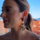 Pendientes Chandelier Tonos de Topacio - Piedra de Toque