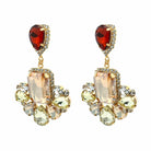 Pendientes Chandelier Tonos de Topacio - Piedra de Toque