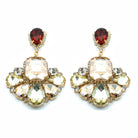 Pendientes Chandelier Tonos de Topacio - Piedra de Toque