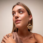 Pendientes Chandelier Tonos de Topacio - Piedra de Toque