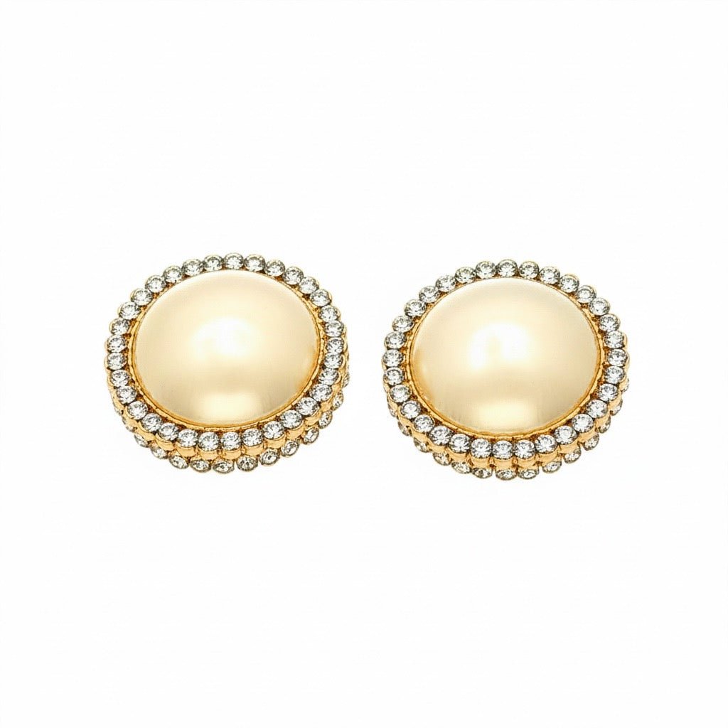 Pendientes Círculos de Cristales - Piedra de Toque