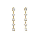 Pendientes Cristal Oro - Piedra de Toque