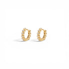 Pendientes de Aro Lola 8mm Oro - Piedra de Toque
