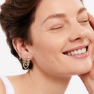 Pendientes Dobles Super Rosie Oro - Piedra de Toque