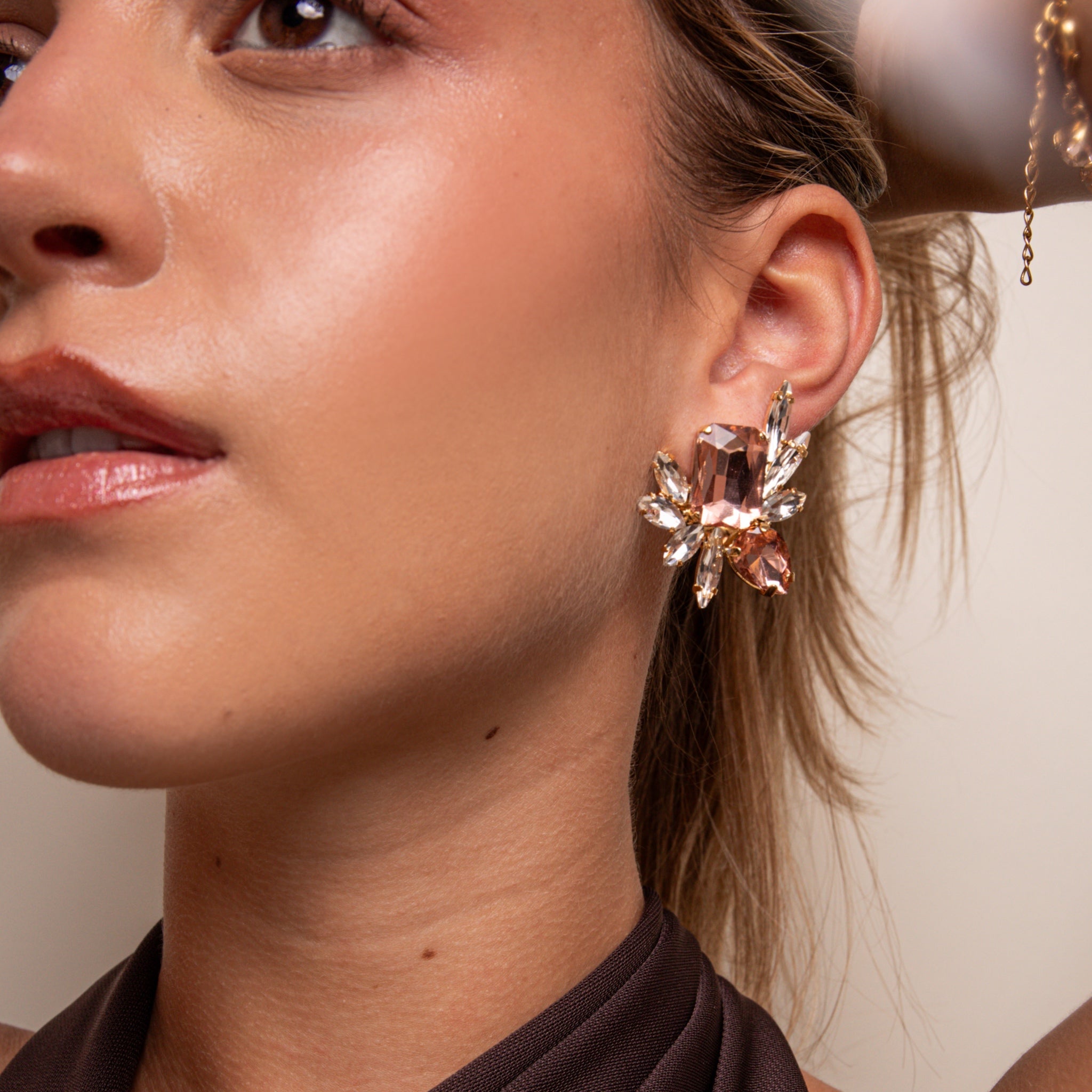 Pendientes Éclat Peach - Piedra de Toque