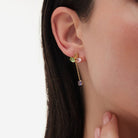 Pendientes Flor Multicolor Pastel - Piedra de Toque