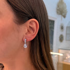 Pendientes Gota Mediana Plata - Piedra de Toque