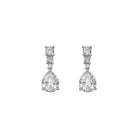 Pendientes Gota Mediana Plata - Piedra de Toque