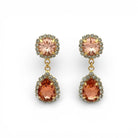 Pendientes Gota Peach - Piedra de Toque