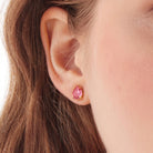 Pendientes Gota Rubí - Piedra de Toque