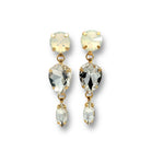 Pendientes Gotas Ópalo y Cristal - Piedra de Toque