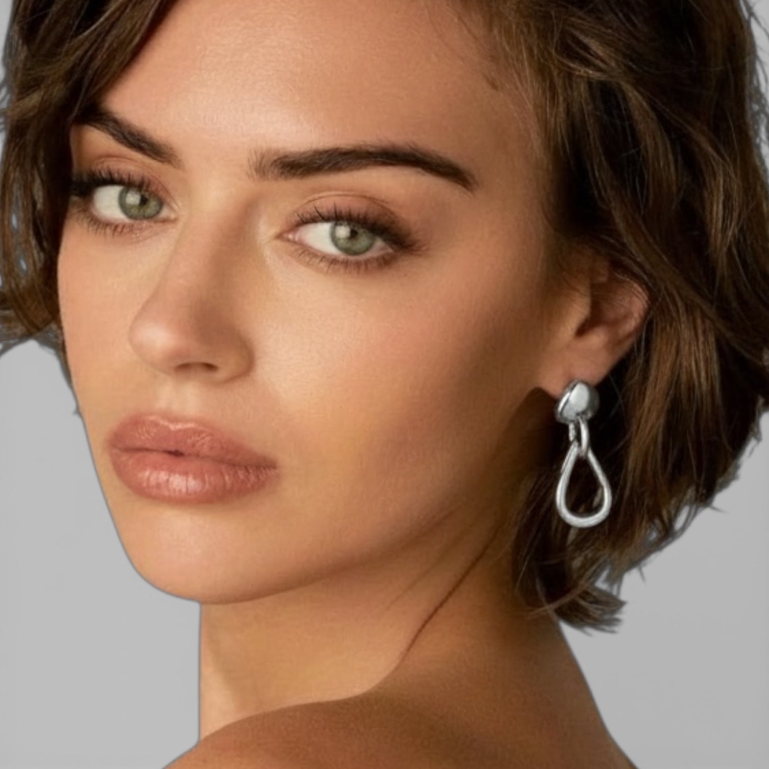 Pendientes Lágrimas Orgánicas Plata - Piedra de Toque