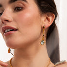 Pendientes Largos Agave - Piedra de Toque