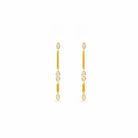 Pendientes Largos Marquesa - Piedra de Toque