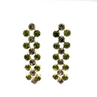 Pendientes Olivo y Diamante Negro - Piedra de Toque