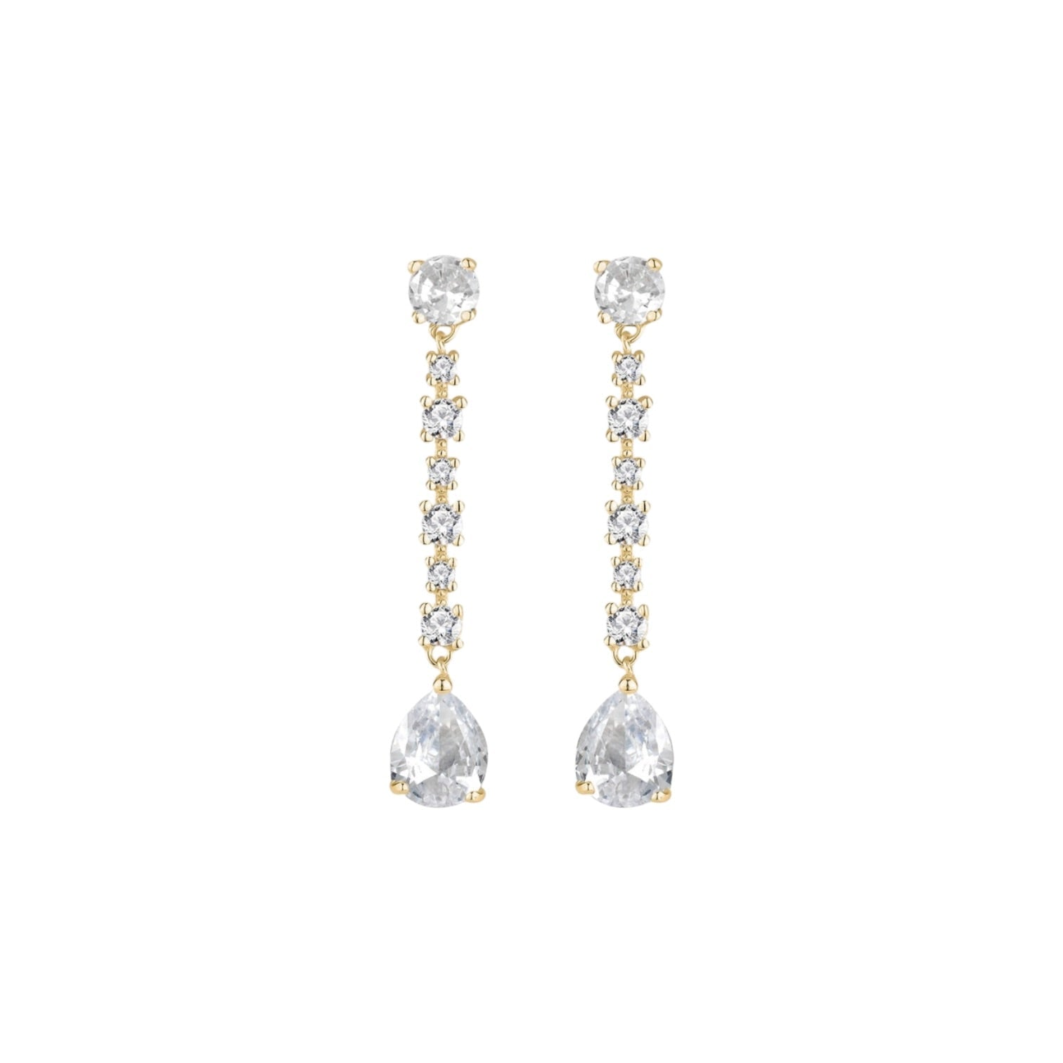 Pendientes Riviere y Gota Oro - Piedra de Toque