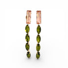 Pendientes Rose y Marquise Oliva - Piedra de Toque