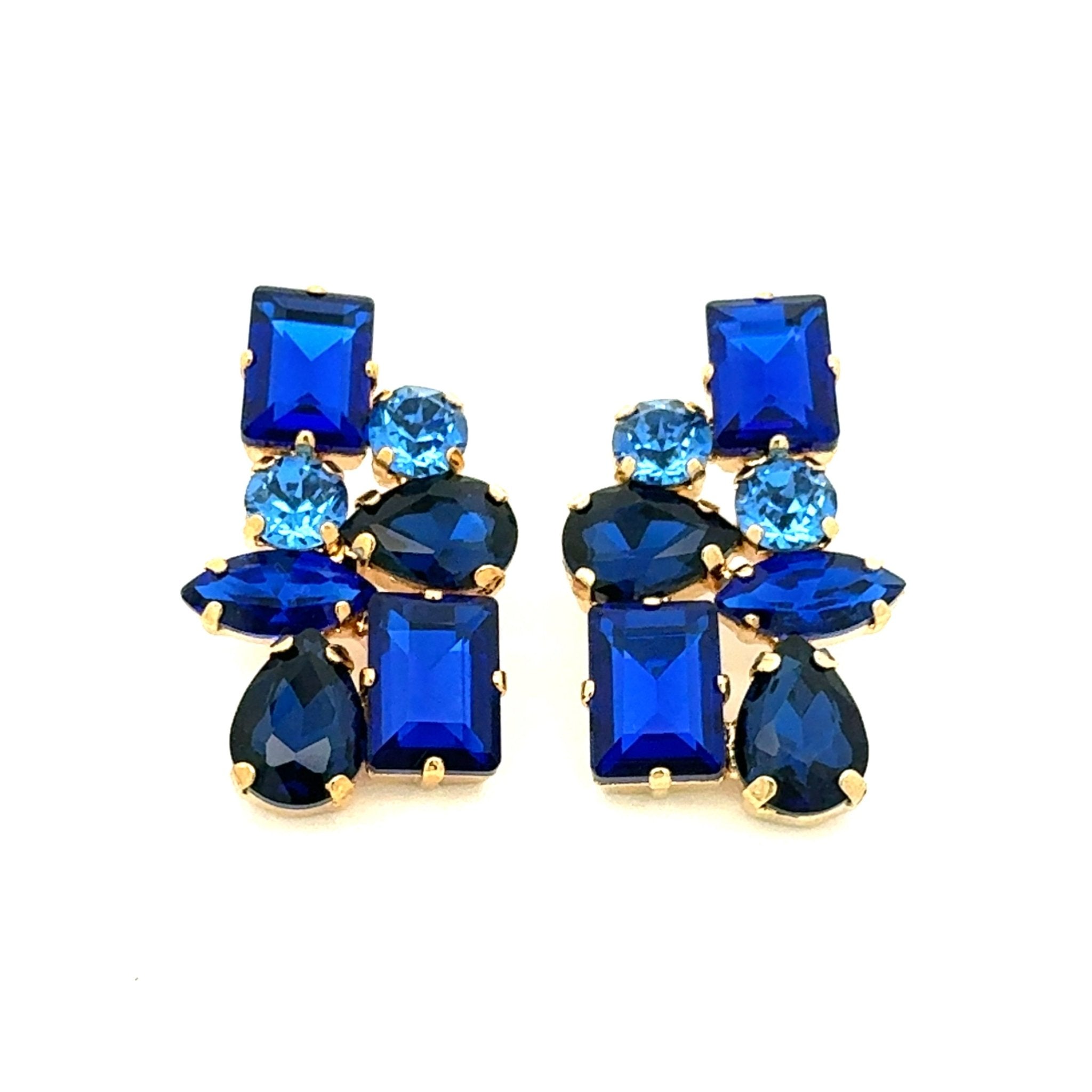 Pendientes Tonos de Azul - Piedra de Toque