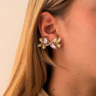 Pendientes Trepadores Amatista y Jonquil - Piedra de Toque