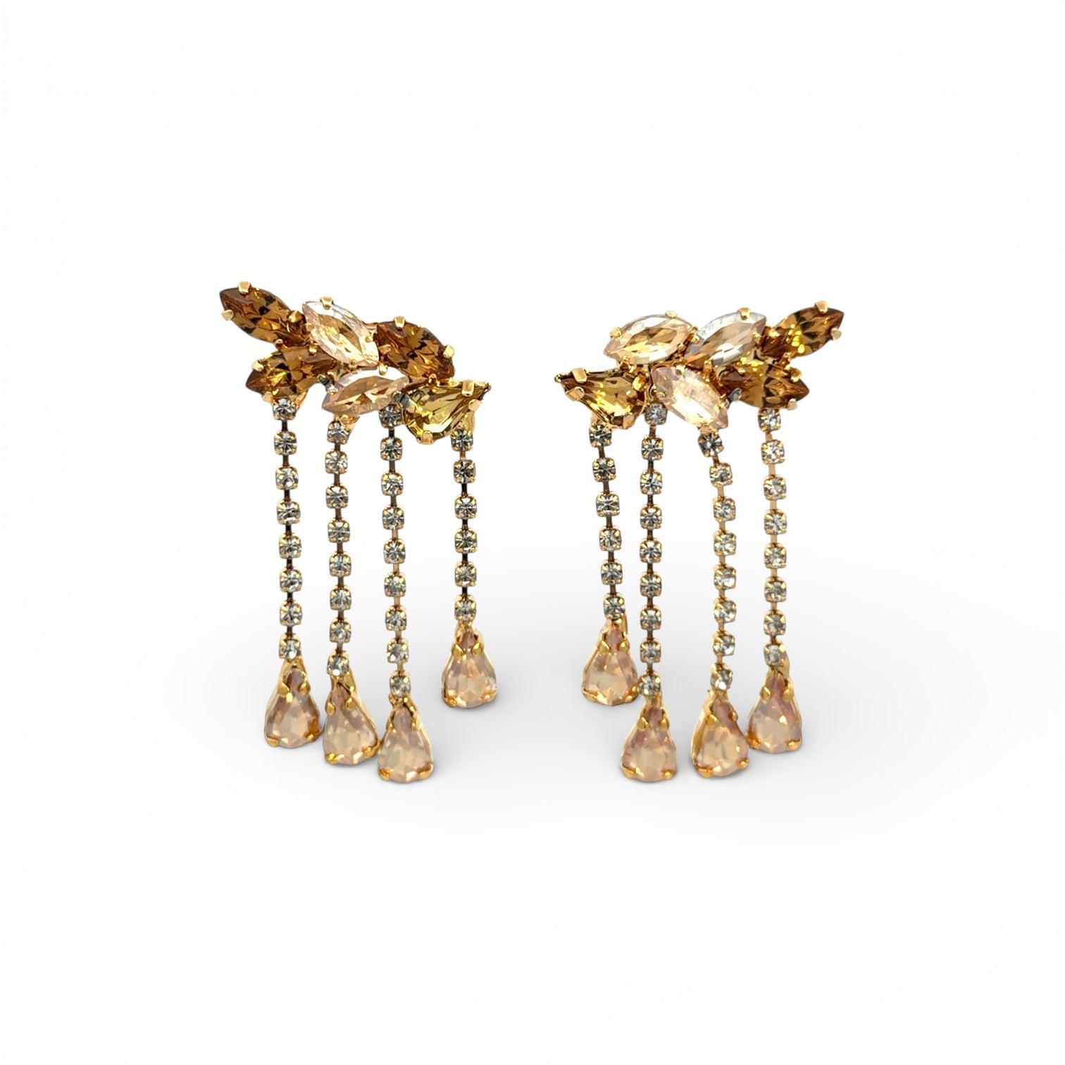 Pendientes Trepadores Colgantes Mocha - Piedra de Toque