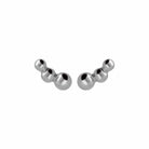 Pendientes Tres Bolitas Lisos Plata - Piedra de Toque