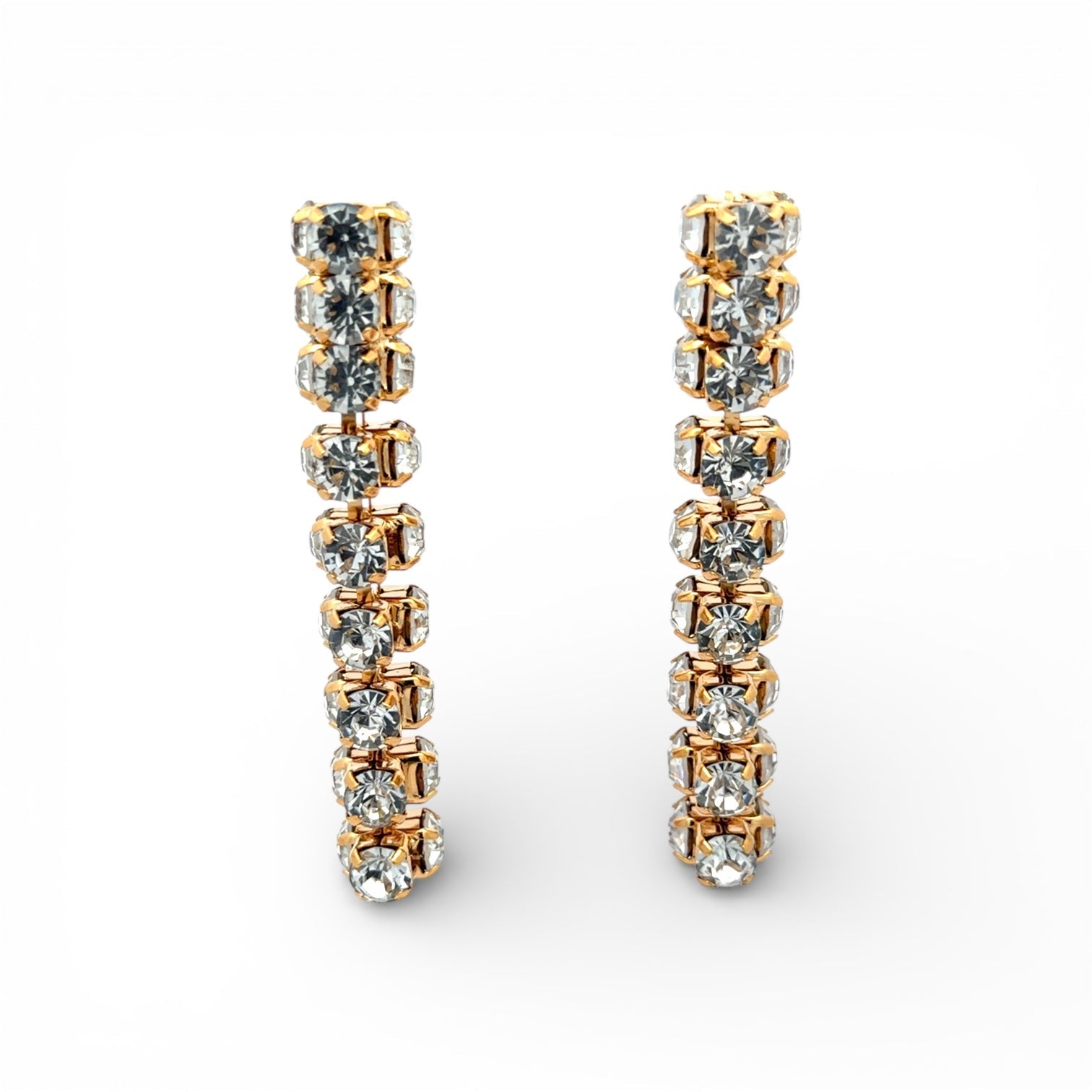 Pendientes Tridimensional Oro - Piedra de Toque