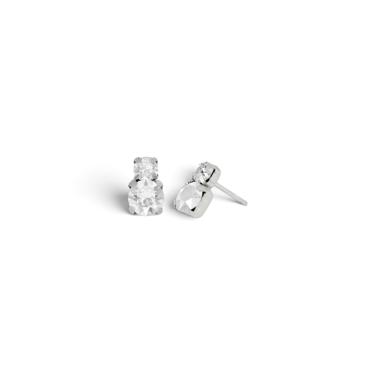 Pendientes Tu y Yo Plata - Piedra de Toque