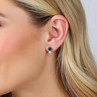 Pendientes Verdes y Blancos - Piedra de Toque