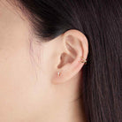 Piercing Cono con Circonita Oro - Piedra de Toque