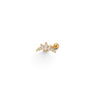 Piercing Couronne Oro (bolita) - Piedra de Toque
