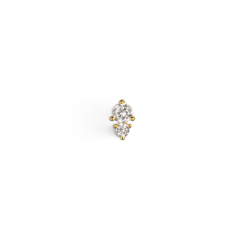 Piercing Dúo Brillante - Piedra de Toque