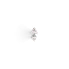 Piercing Floating Pyramid Plata (bolita) - Piedra de Toque