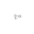 Piercing Floating Pyramid Plata (bolita) - Piedra de Toque
