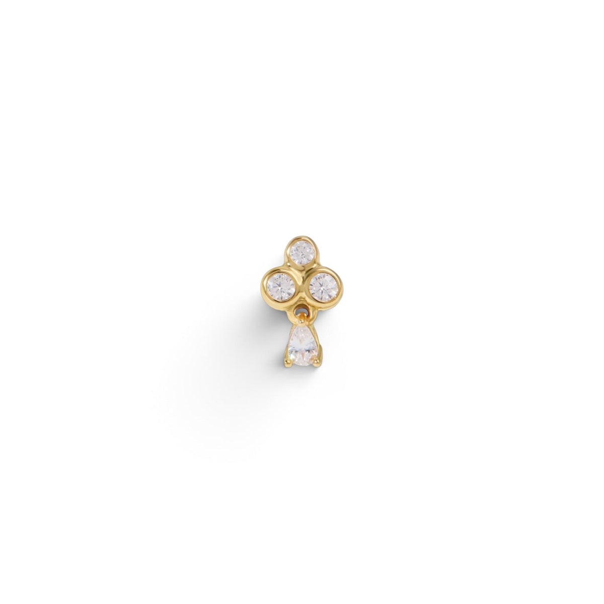 Piercing Flower Lola Oro (bolita) - Piedra de Toque