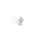 Piercing Flower Lola Plata (bolita) - Piedra de Toque
