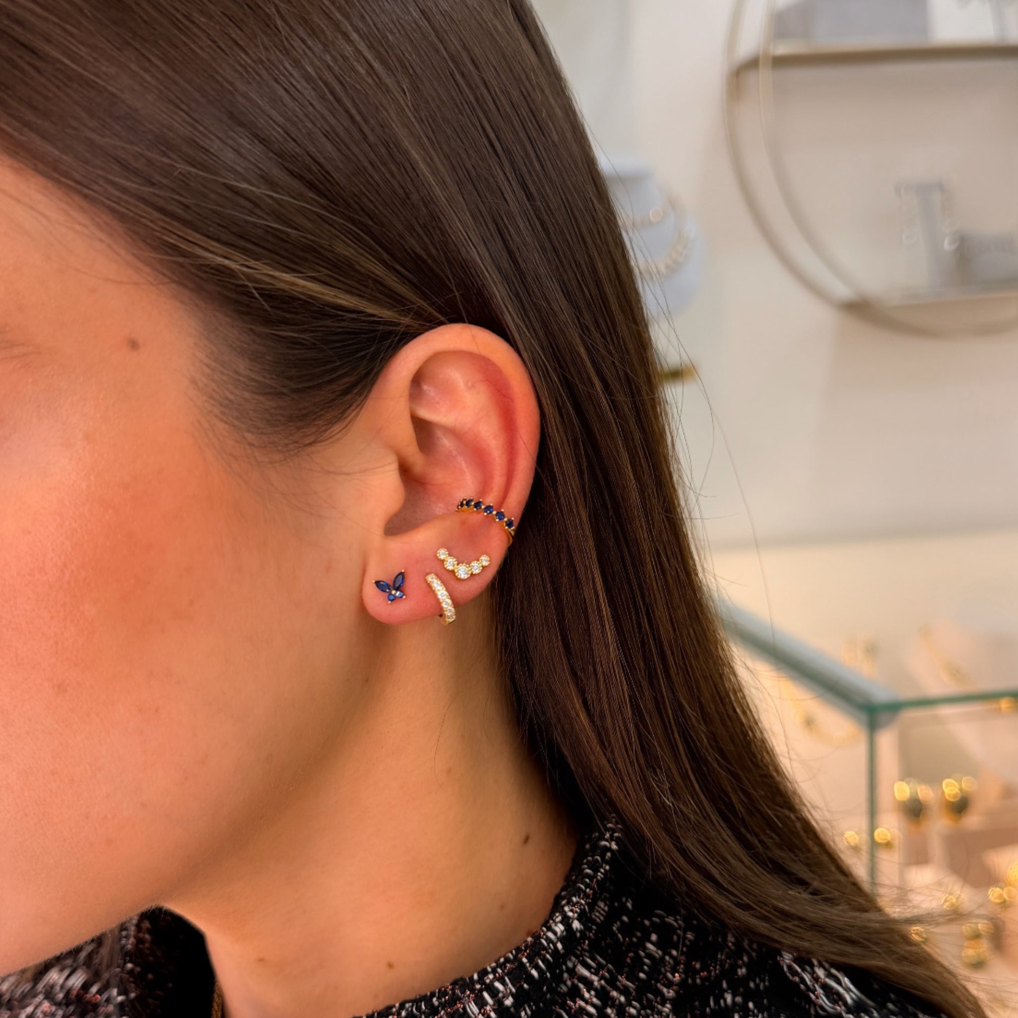 Piercing Mariposa Zafiro - Piedra de Toque