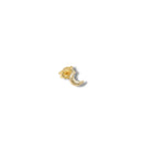 Piercing Media Luna Lisa Oro - Piedra de Toque