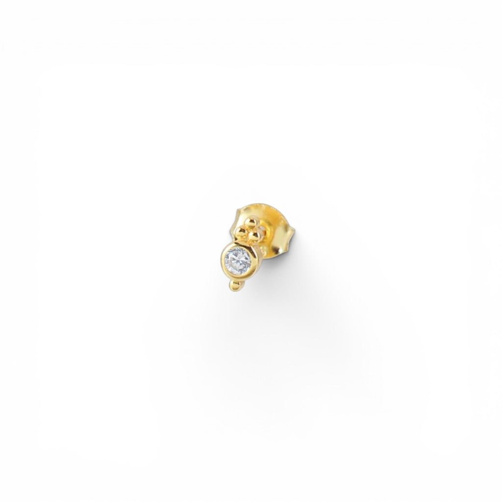 Piercing Punto Brillante Oro - Piedra de Toque