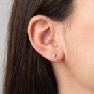 Piercing Triple Circonita Oro - Piedra de Toque