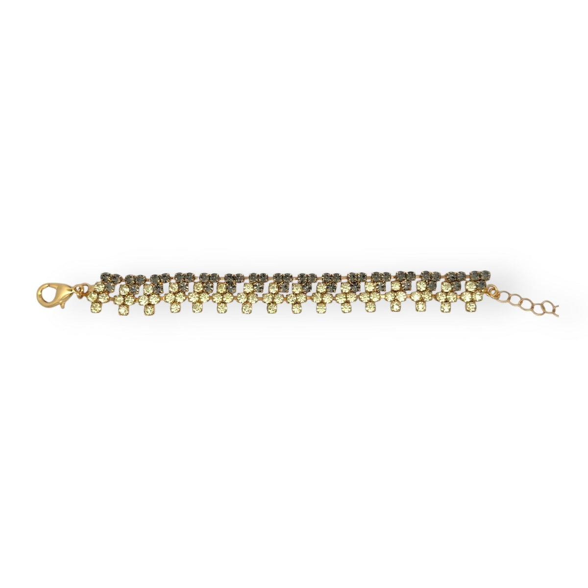 Pulsera Bicolor Diamante Negro y Jonquil - Piedra de Toque