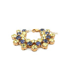 Pulsera Bicolor Tanzanita y Jonquil - Piedra de Toque