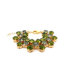 Pulsera Bicolor Verde Oliva y Diamante Negro - Piedra de Toque