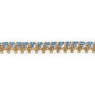 Pulsera Bicolor Zafiro Claro y Champagne - Piedra de Toque