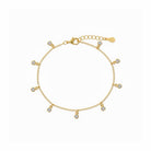 Pulsera Brillo Colgante Oro - Piedra de Toque
