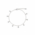 Pulsera Brillo Colgante Plata - Piedra de Toque