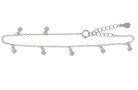 Pulsera Brillo Colgante Plata - Piedra de Toque